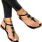 Slip on Open Toe Buckle Belt Platform Casual Summer Beach Sandals Shoes Wedge Sandals for Women